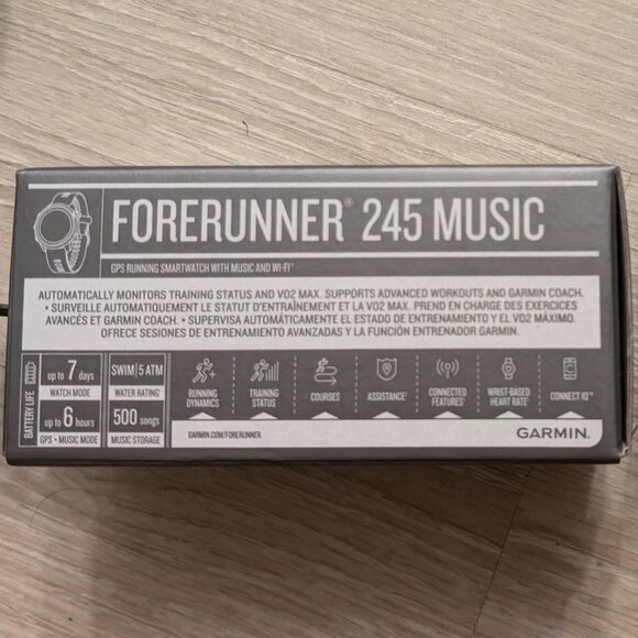 Garmin 245 Music GPS Watch - Picture 5 of 6
